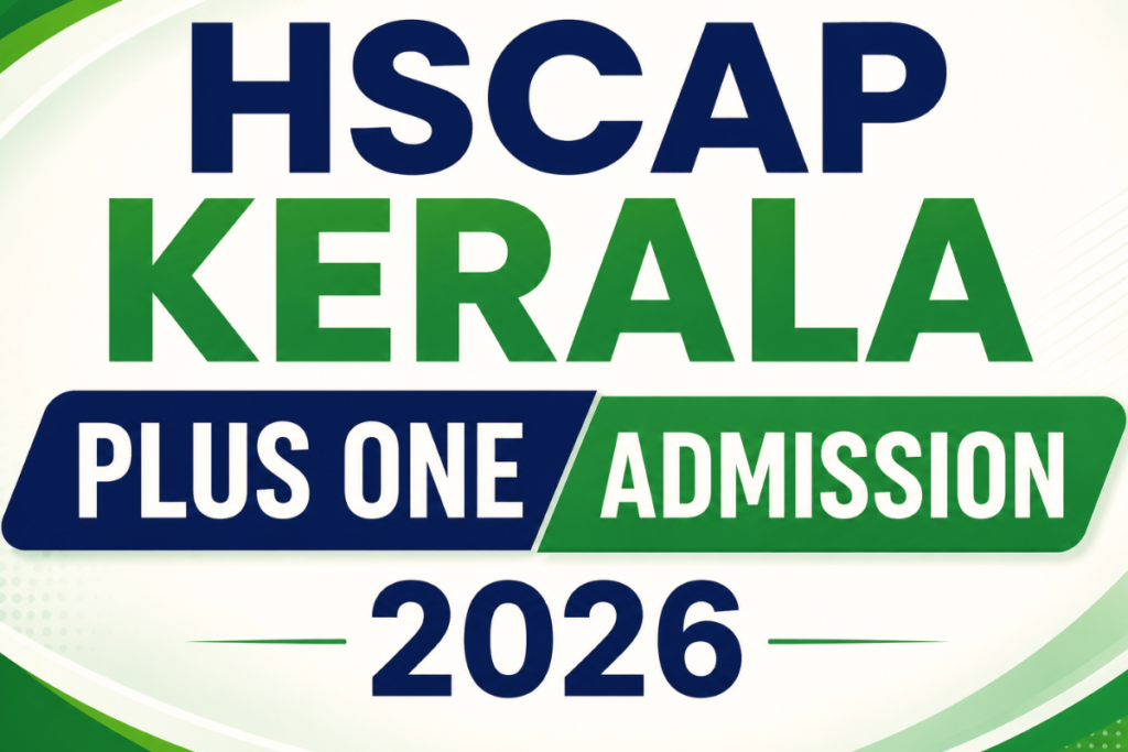 kerala hscap plus one admission 2026