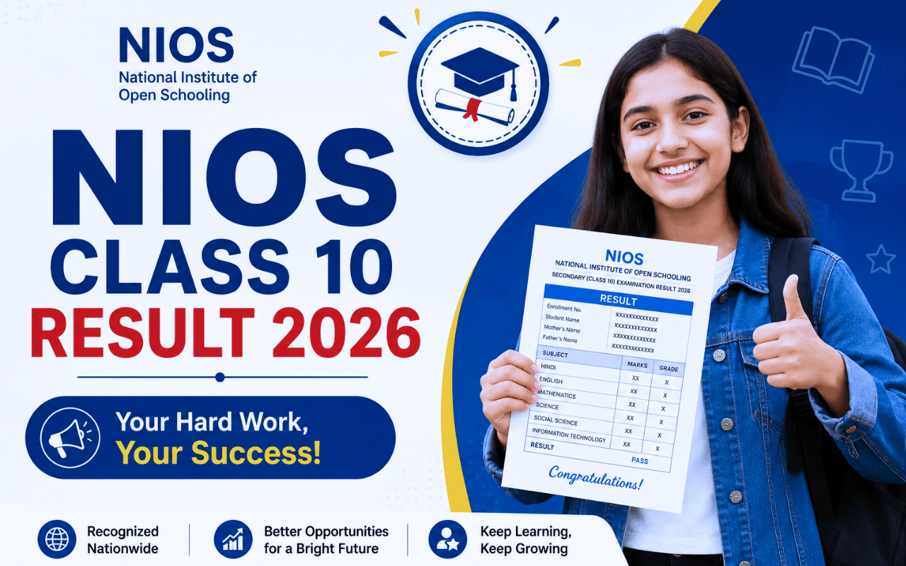 NIOS Class 10 Result 2026