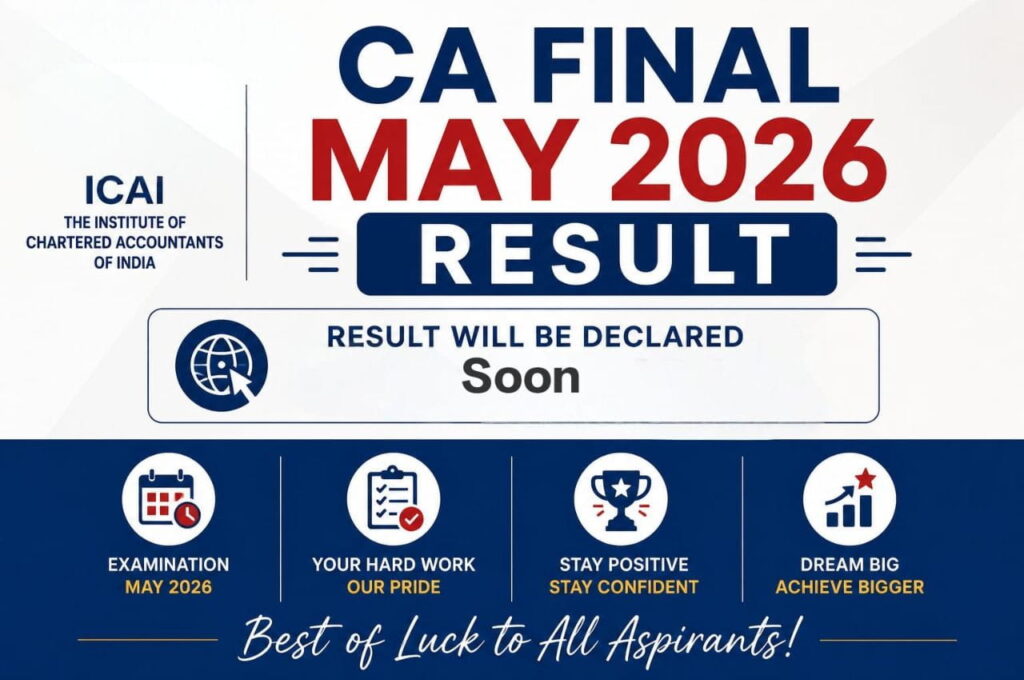 ICAI CA Final May 2026 Result