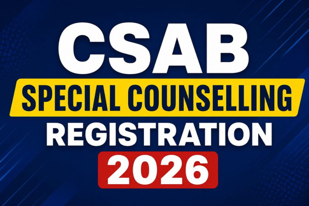 CSAB Special Counselling Registration 2026