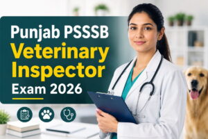 Punjab PSSSB Veterinary Inspector Exam 2026