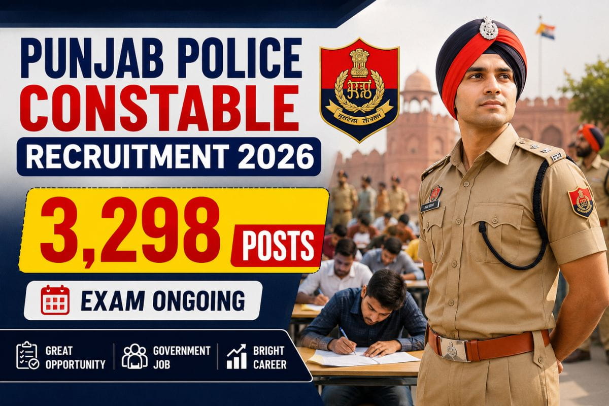 Punjab Police Constable Recruitment 2026:
