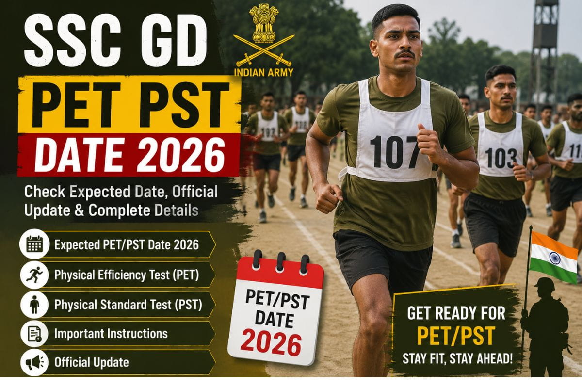 SSC GD PET PST Date 2026