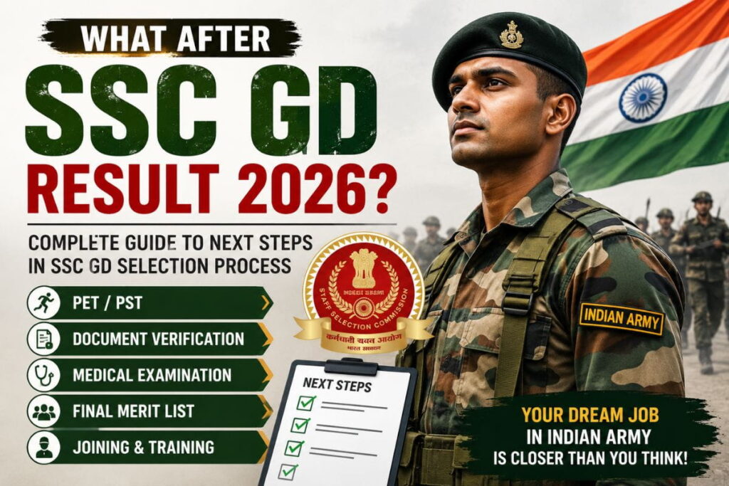 What After SSC GD Result 2026