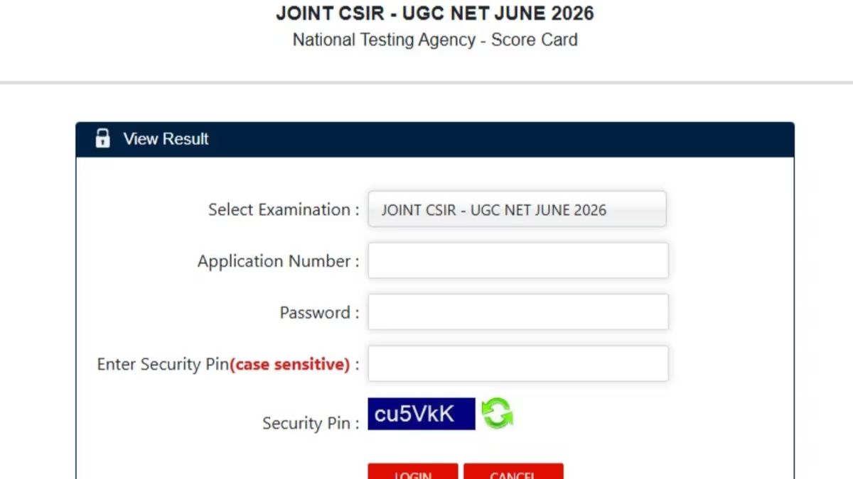 CSIR NET Result 2026 Out