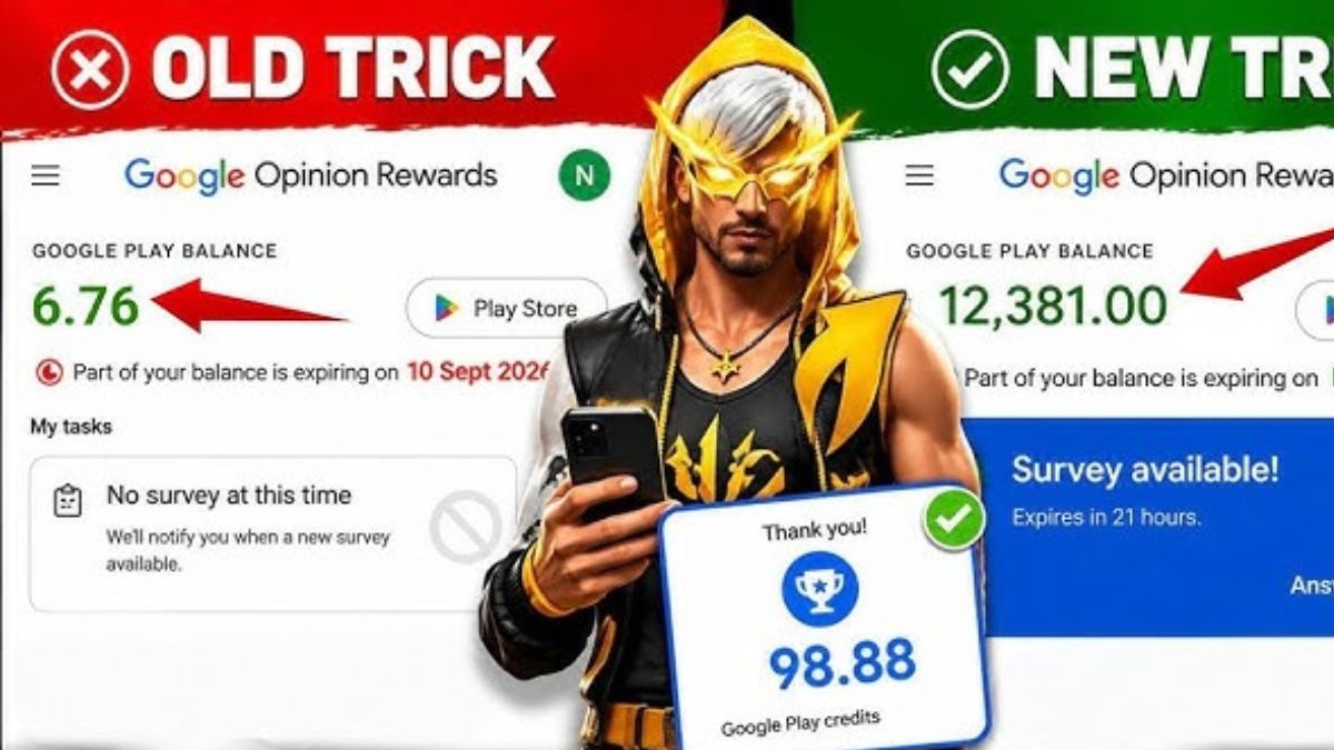 Free Fire Google Opinion Rewards 2026