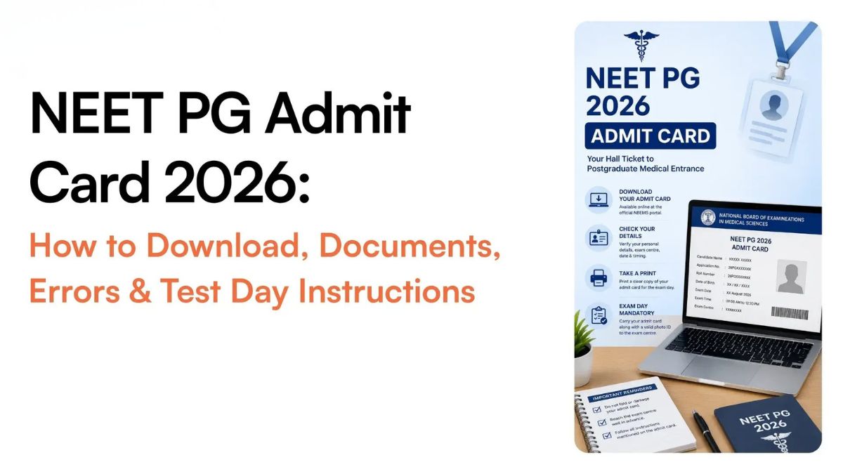 NEET PG Admit Card 2026