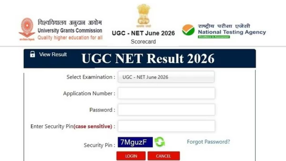 UGC NET June 2026 Result Out