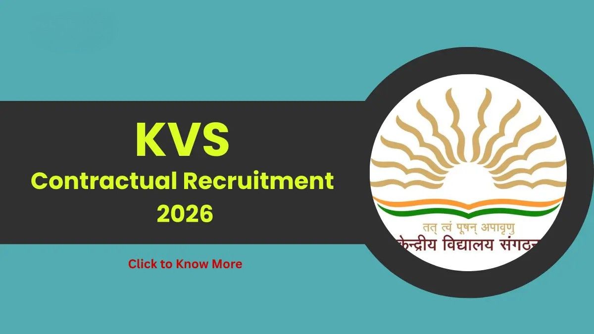 KVS Darbhanga Vacancy 2026