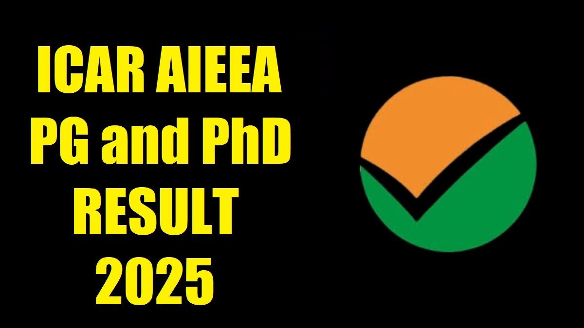 ICAR AIEEA PG Result 2026