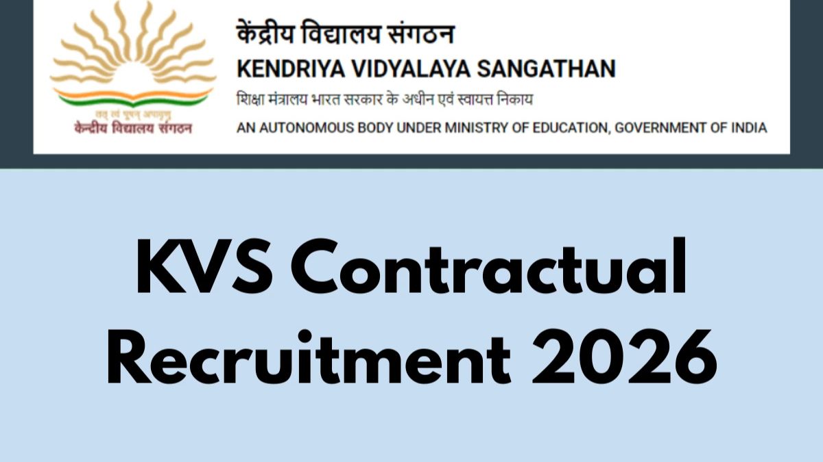 KVS Darbhanga Vacancy 2026