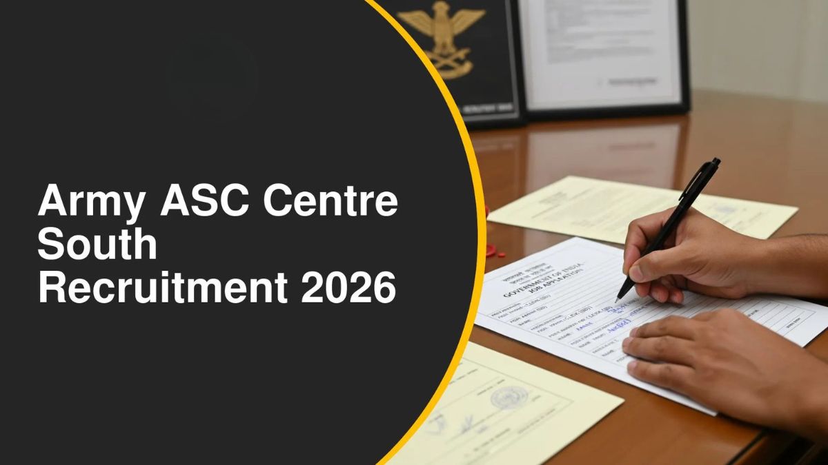 Army ASC Centre South Vacancy 2026 Released