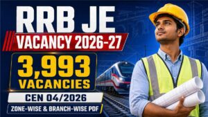 RRB JE Vacancy 2026