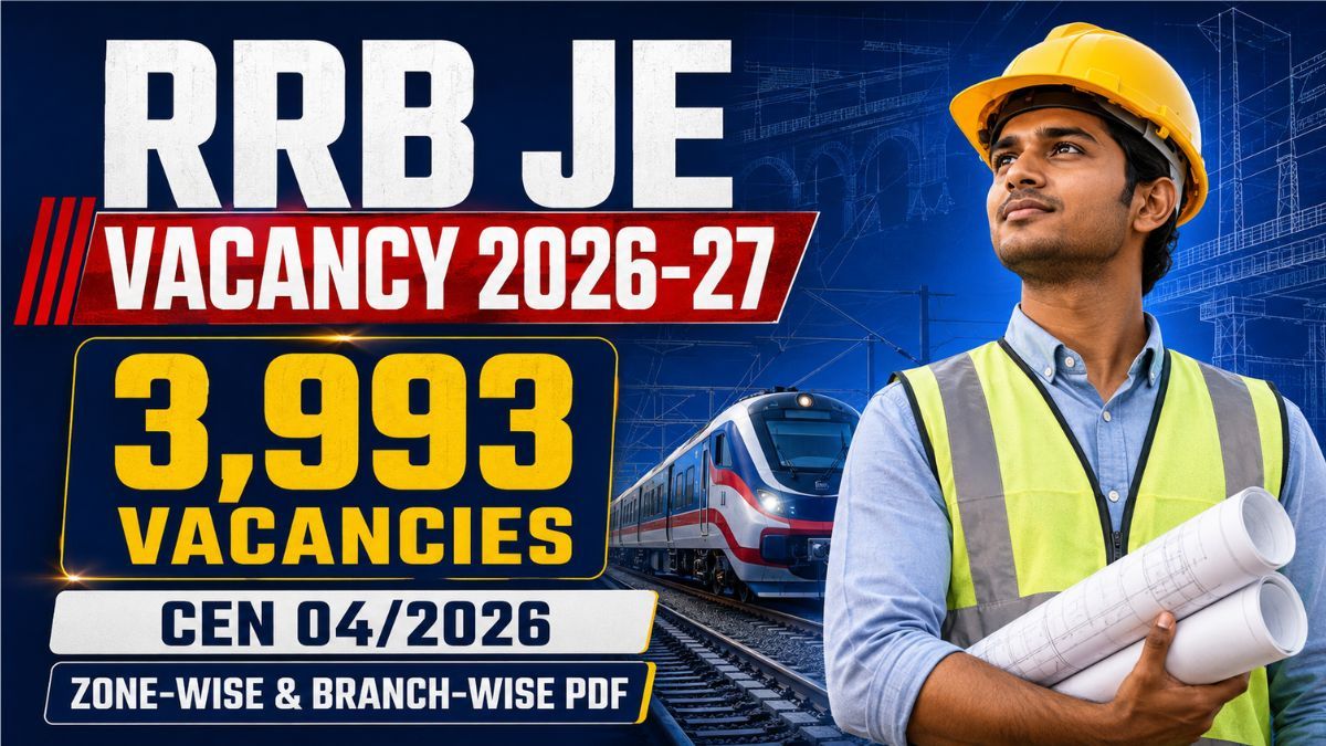 RRB JE Vacancy 2026
