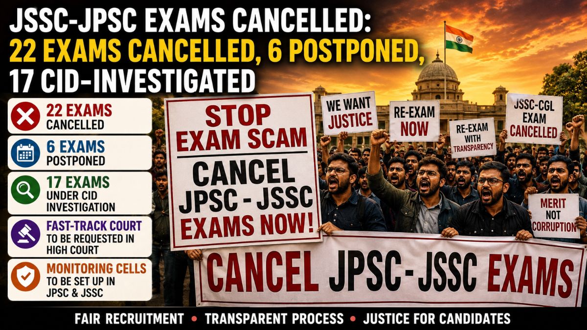 JSSC-JPSC Exams Cancelled