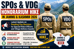 SPO and VDG honorarium hike in J&K 2026