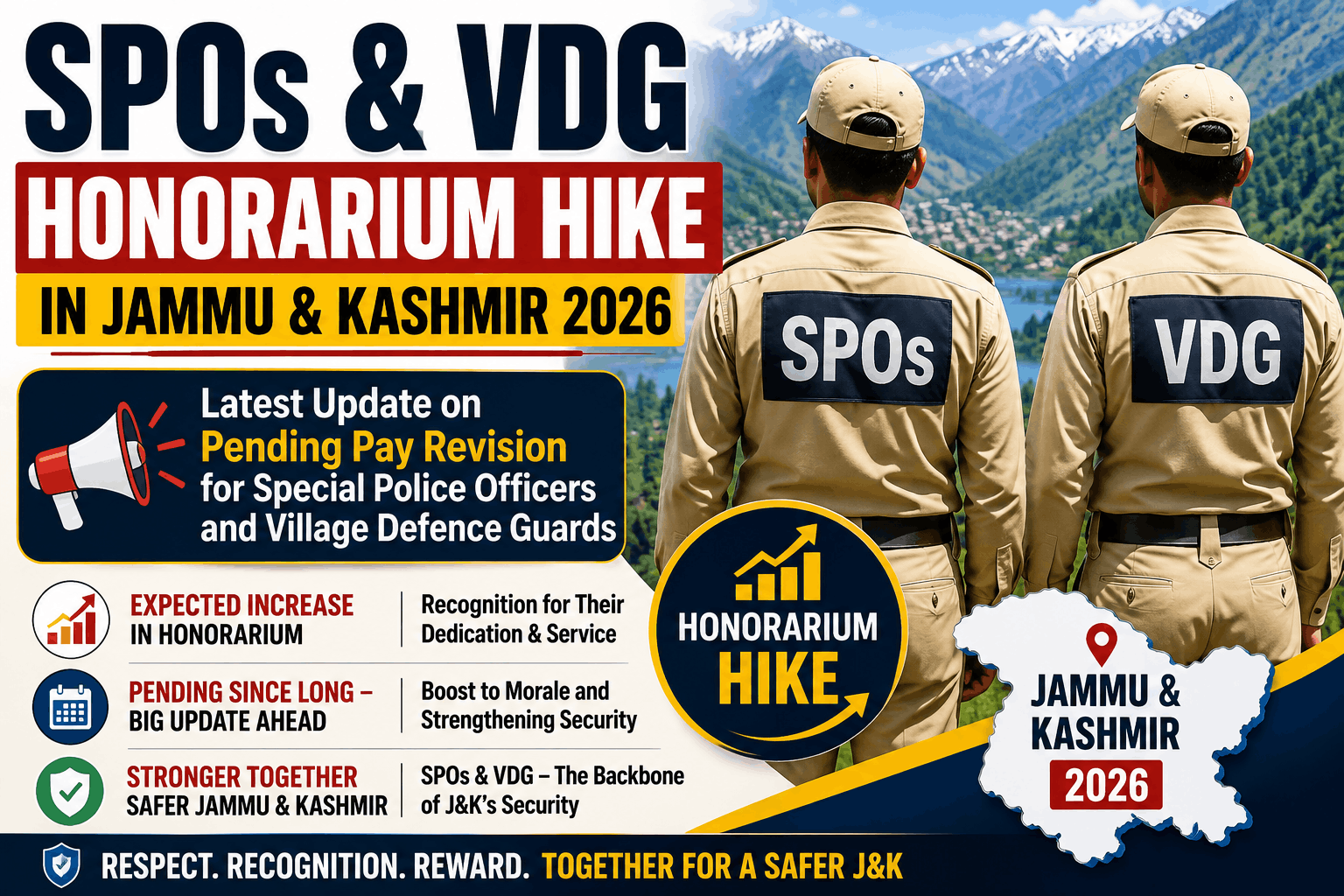 SPO and VDG honorarium hike in J&K 2026