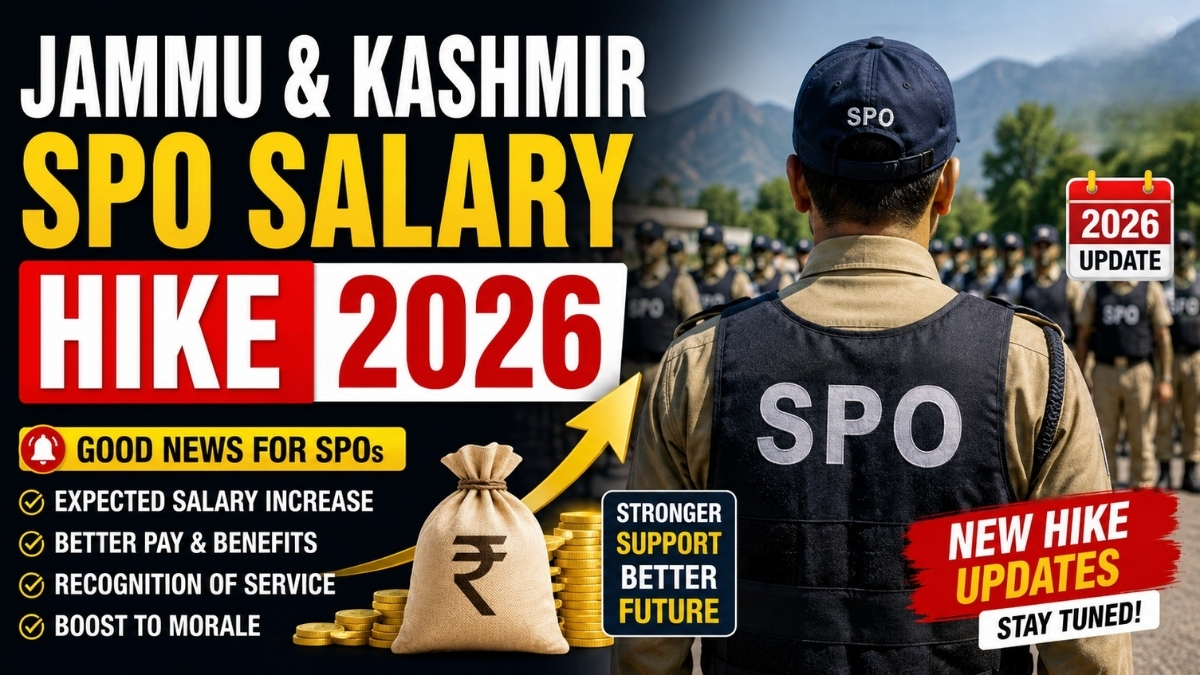 Jammu and Kashmir SPO Salary Hike 2026