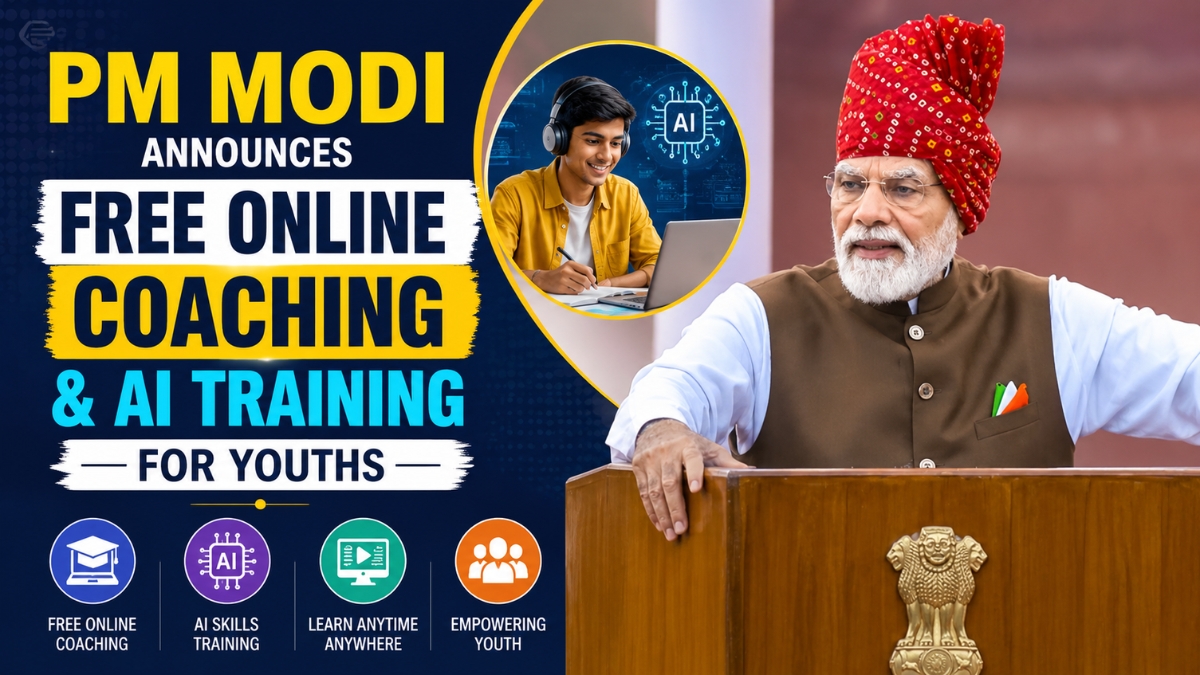 PM Modi Announces Online Training Initiative