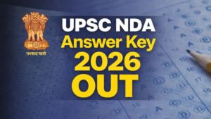 UPSC NDA 2 Answer Key 2026