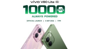 Vivo V80 Lite 5G Launch: 10,000mAh Battery and Key Specs