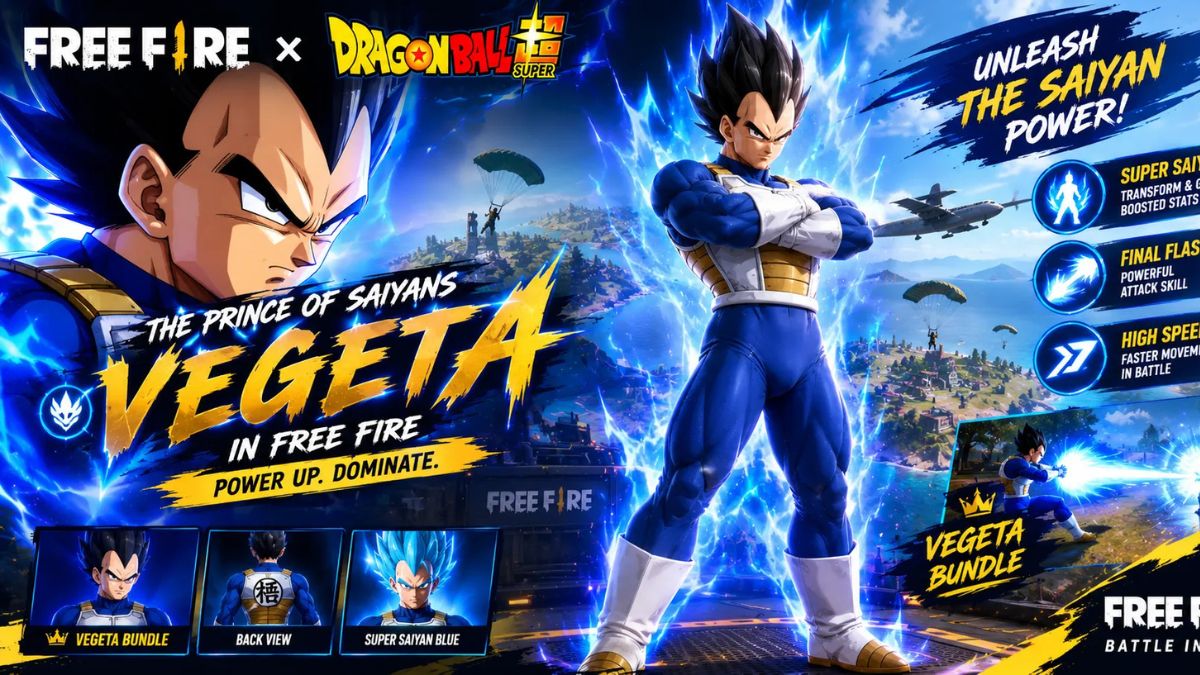 Vegeta Free Fire Character