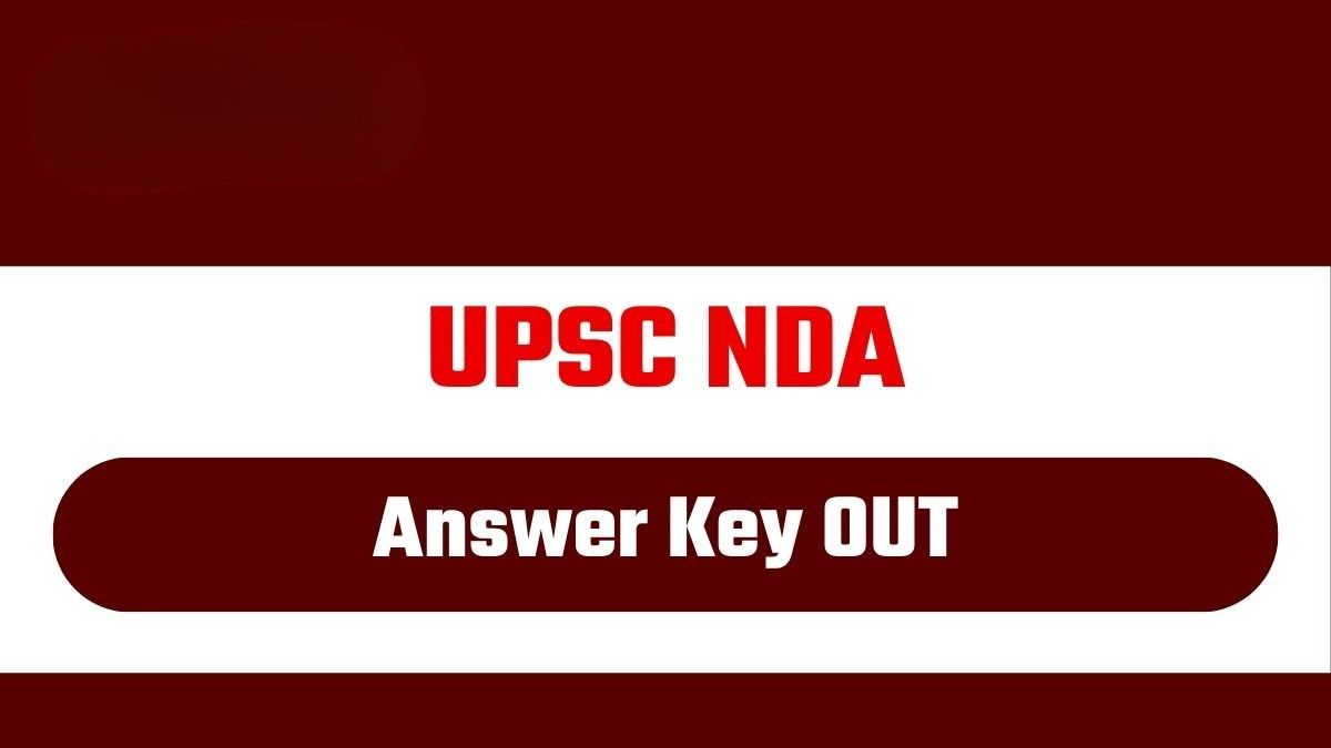 UPSC NDA 2 Answer Key 2026