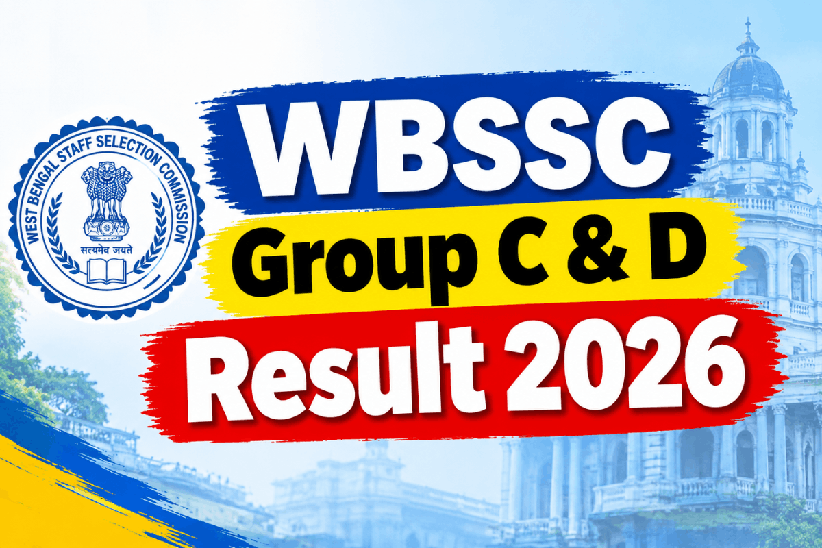 WBSSC Group C & D Result 2026