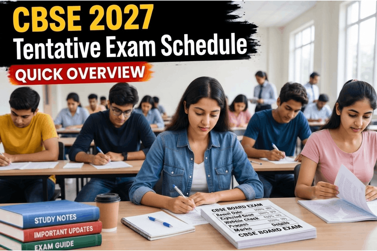 CBSE 2027 Tentative Exam Schedule