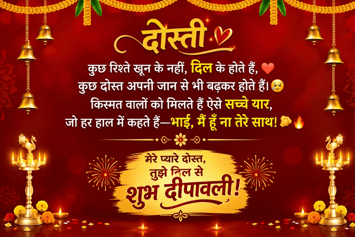 Diwali Dosti Shayari in Hindi 2026