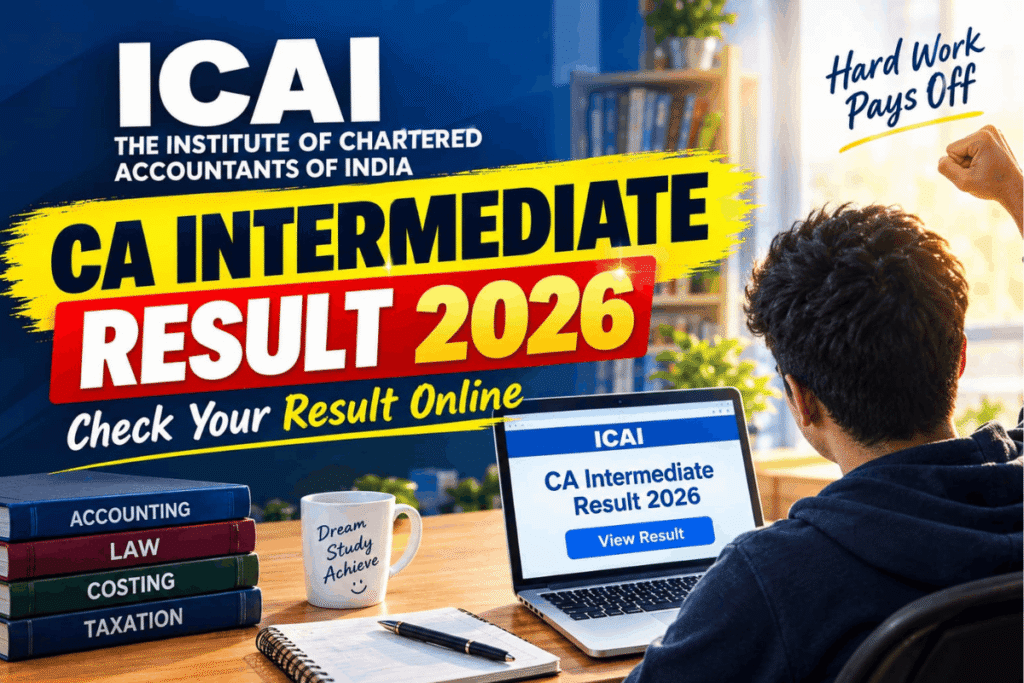 ICAI CA Intermediate Result 2026