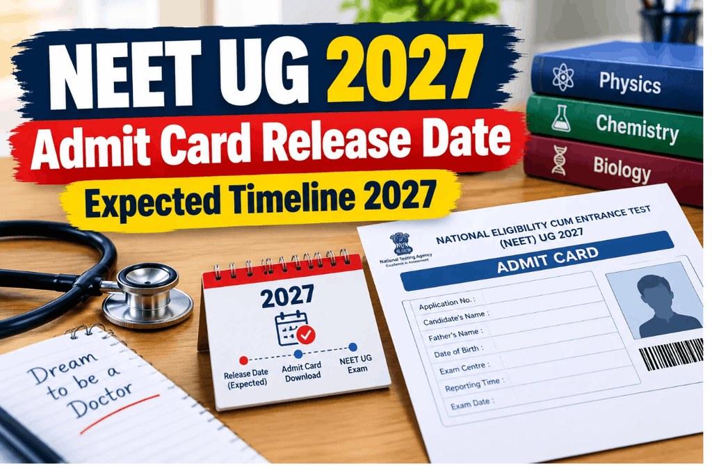 NEET UG Exam Admit Card 2027 Release Date
