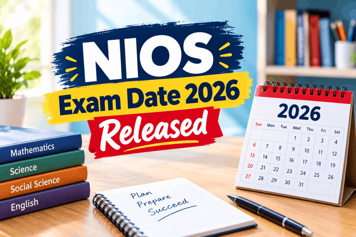 NIOS Exam Date 2026 Released