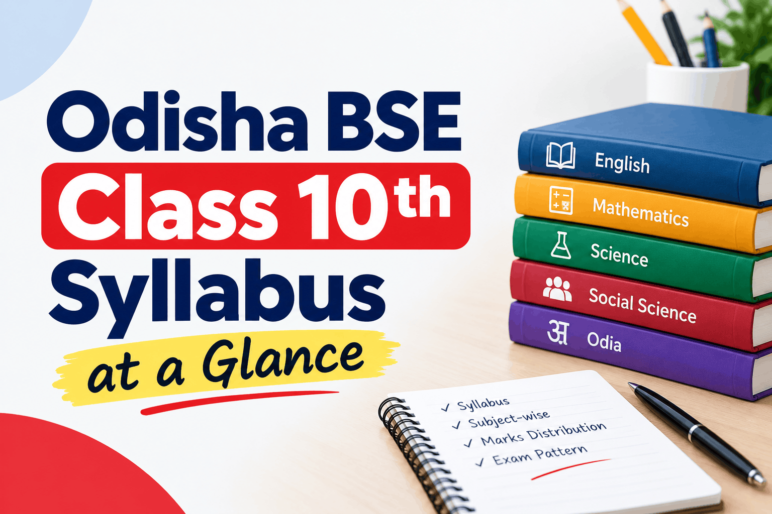 Odisha BSE Class 10th Syllabus 2027
