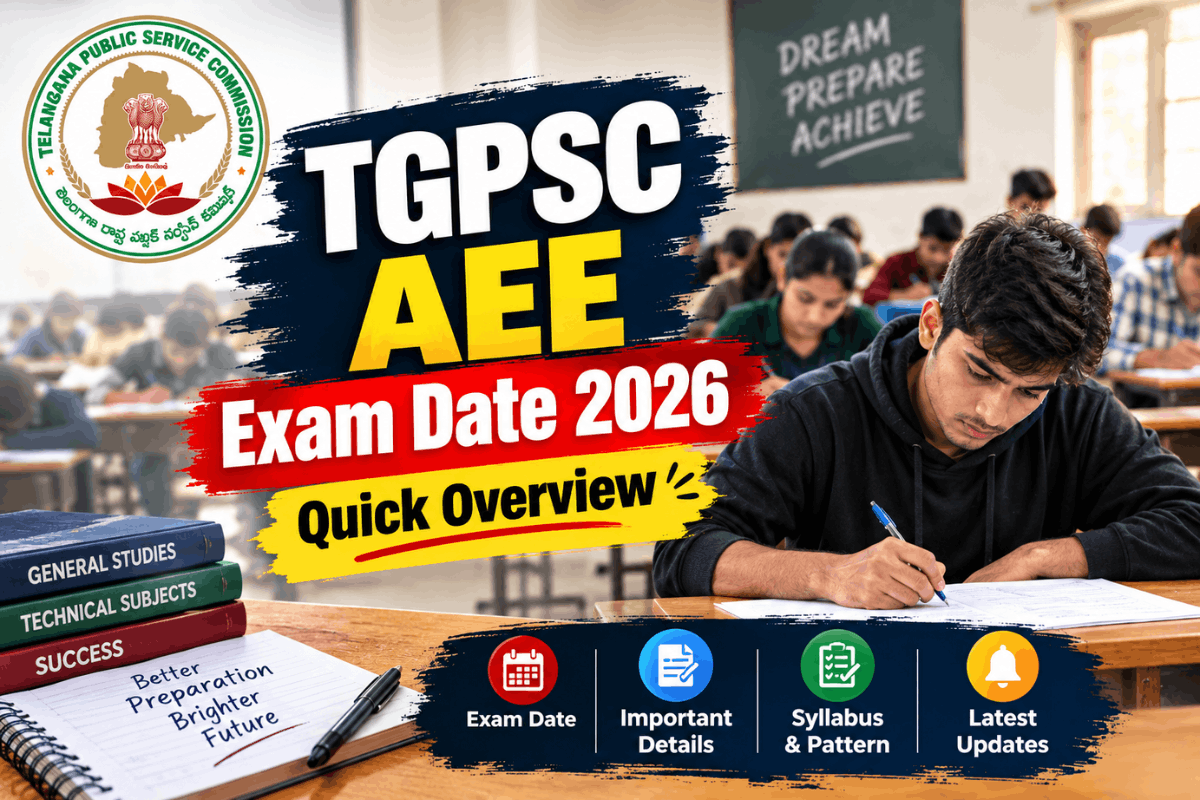 TGPSC AEE Exam Date 2026