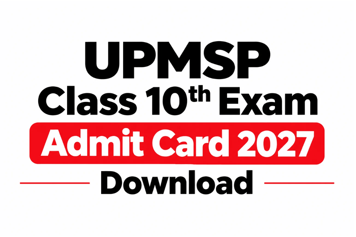 UPMSP Class 10th Exam Admit Card 2027 Download