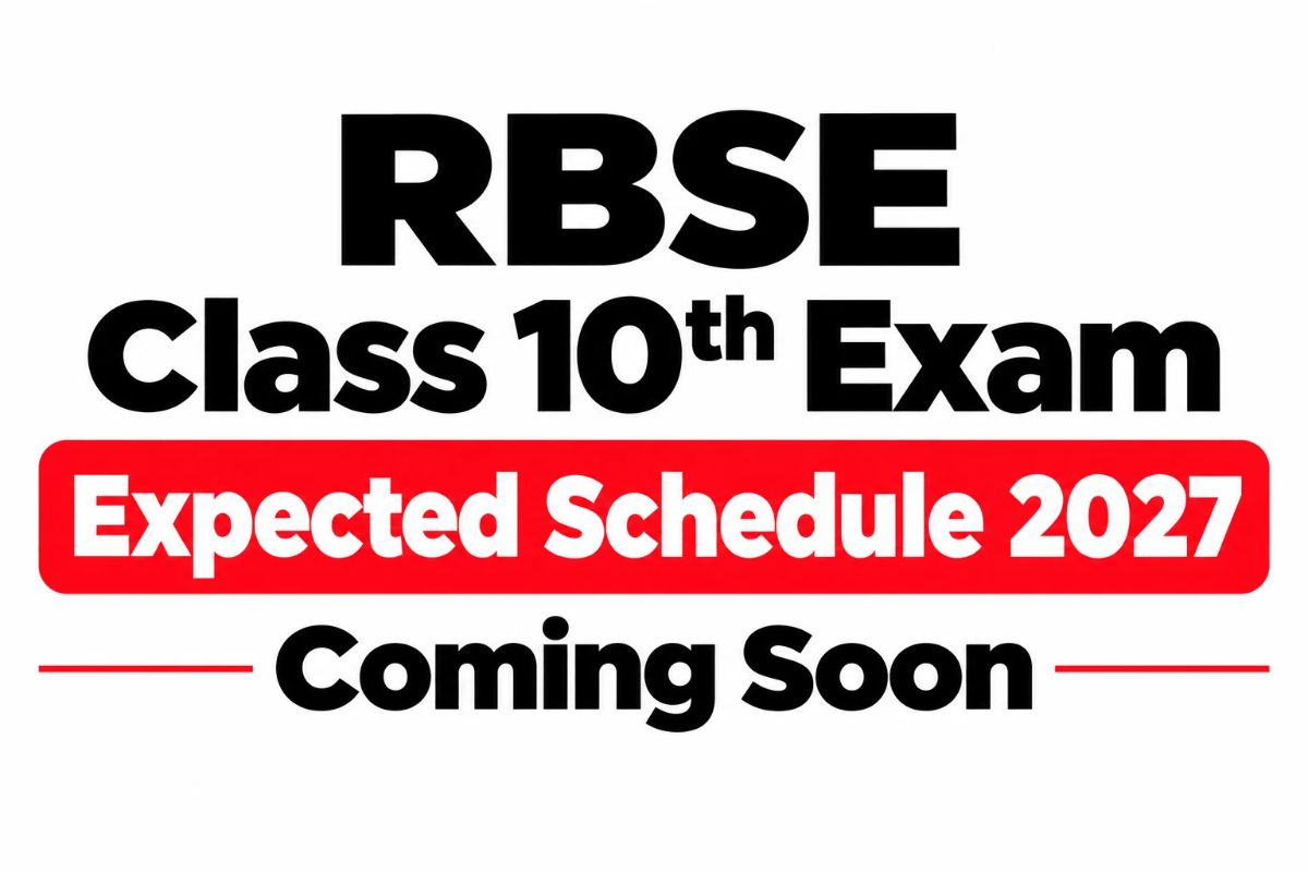Expected RBSE Class 10 Exam Schedule 2027