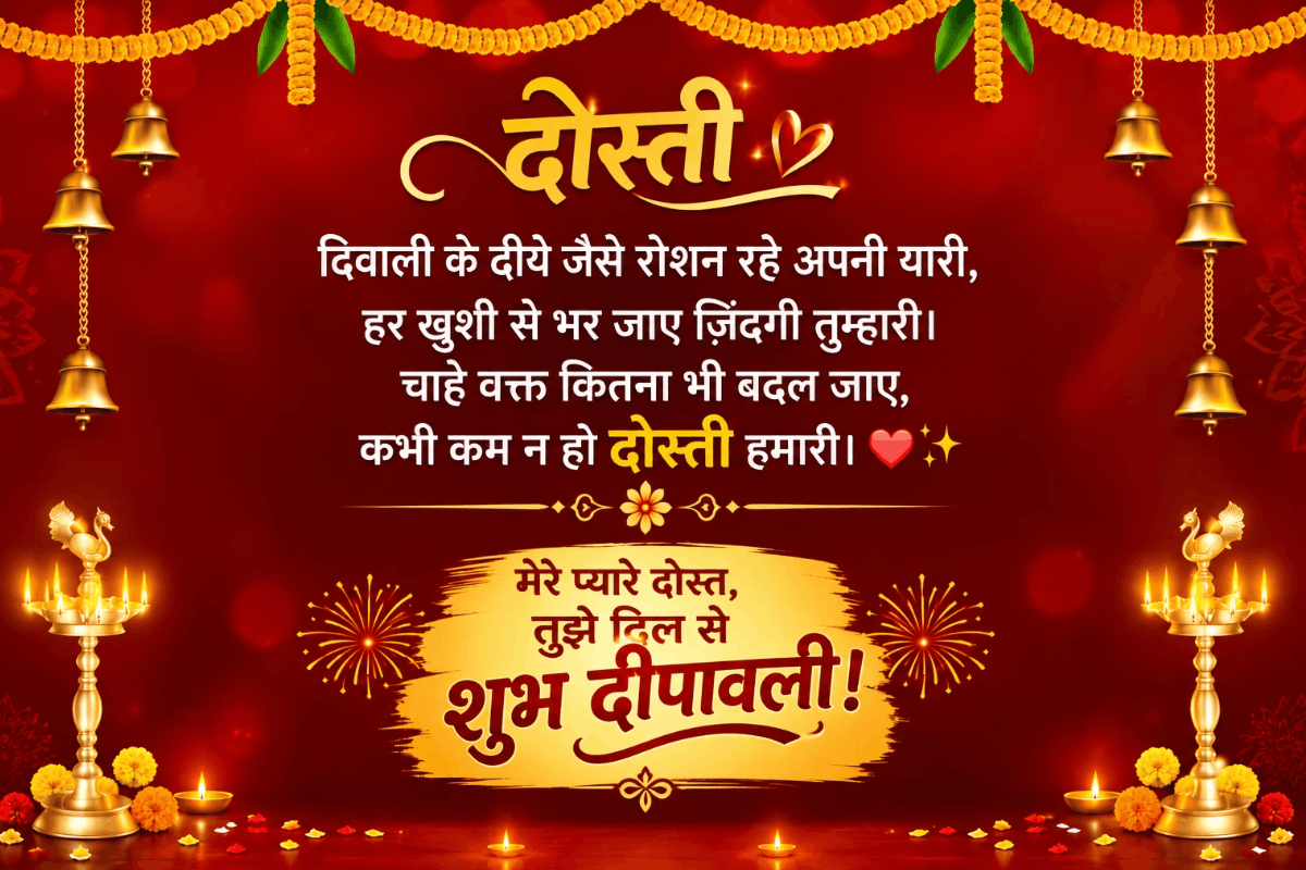 Diwali Dosti Shayari in Hindi 2026